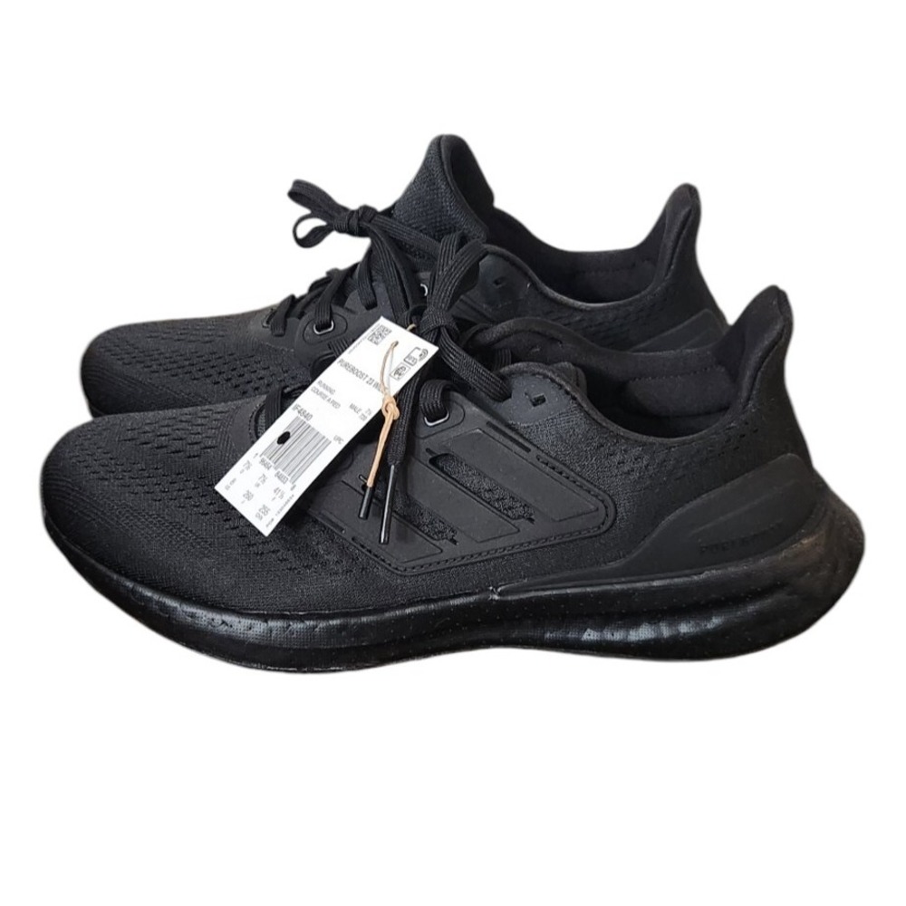 Adidas‎ Pureboost 23 Triple Black Men's Sneakers Shoes Size 8 WIDE New IF4840